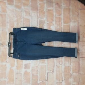 Nine West Deep Blue Cropped Jeans